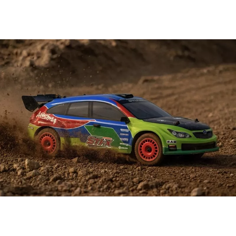 Absima 1:10 EP Rally STi-X Brushless 4WD RTR RC Auto mit Akku und Ladegerät (12234)