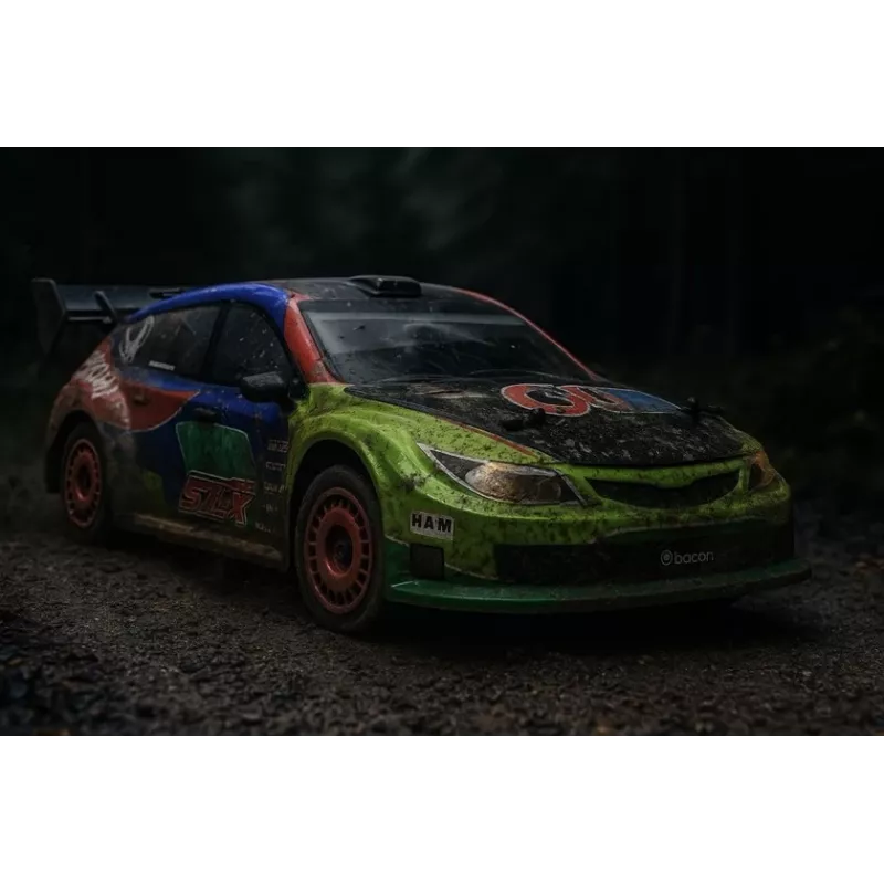Absima 1:10 EP Rally STi-X Brushless 4WD RTR RC Auto mit Akku und Ladegerät (12234)