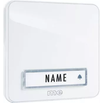 M-E MODERN-ELECTRONICS KTA-1 W Klingeltaster, Aufputz, Weiß