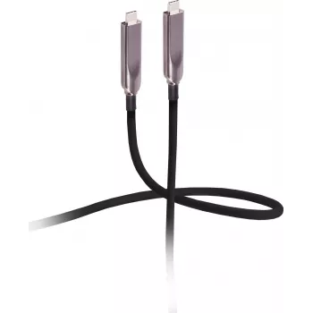 Flexline USB-C Hybrid-Kabel 3.2 Gen 2 8K 10Gbps 60W TPU 15m FL31-44081
