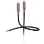 Flexline USB-C Hybrid-Kabel 3.2 Gen 2 8K 10Gbps 60W TPU 15m FL31-44081