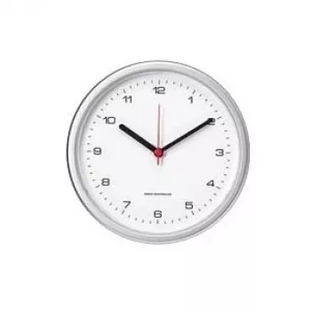 PEWETA Funk-Wanduhr Design Silber 305 mm 51.001.213