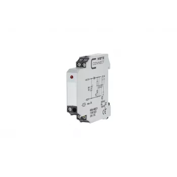 METZ CONNECT KRA-M6/21 Schnittstellenrelaismodul 24V AC/DC, 1 CO Kontakt, 6A, Weiß 11061525