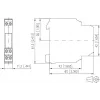 METZ CONNECT KRA-M6/21 Schnittstellenrelaismodul 24V AC/DC, 1 CO Kontakt, 6A, Weiß 11061525