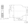 METZ CONNECT KRA-SR-M8/21 Leistungsrelaismodul, 24 V AC/DC, 1 Wechsler, Weiß (11064513)