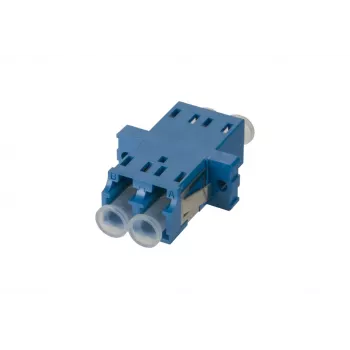 METZ CONNECT 15090074-I LC Duplex auf SC Simplex Hybrid LWL-Adapter, Single-Mode OS2, Blau