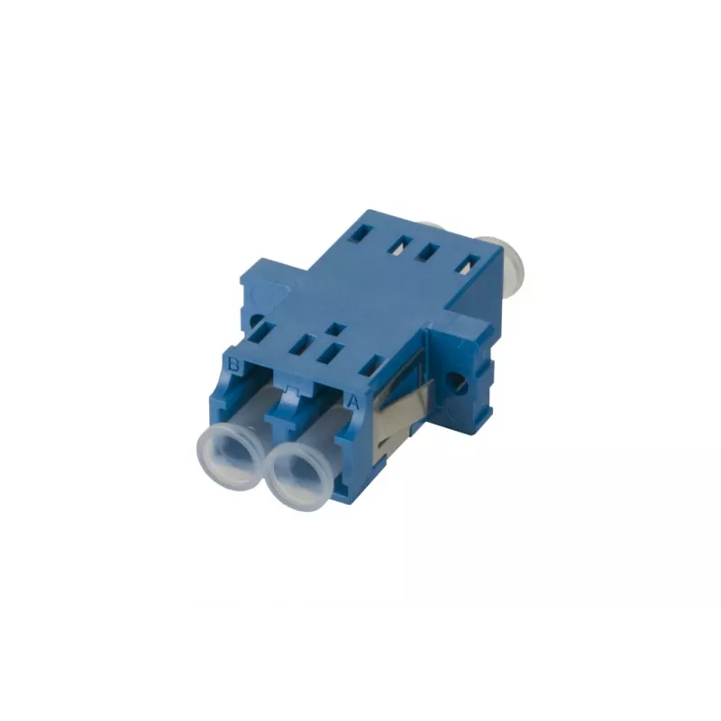 METZ CONNECT 15090074-I LC Duplex auf SC Simplex Hybrid LWL-Adapter, Single-Mode OS2, Blau