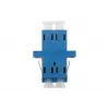 METZ CONNECT 15090074-I LC Duplex auf SC Simplex Hybrid LWL-Adapter, Single-Mode OS2, Blau