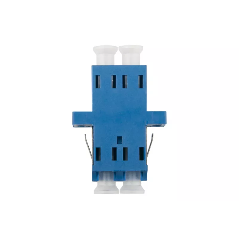 METZ CONNECT 15090074-I LC Duplex auf SC Simplex Hybrid LWL-Adapter, Single-Mode OS2, Blau