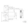 METZ CONNECT RM 21/21 230VAC Schnittstellenrelaismodul mit LED, 2 Wechslerkontakte, DIN-Schiene 11050705
