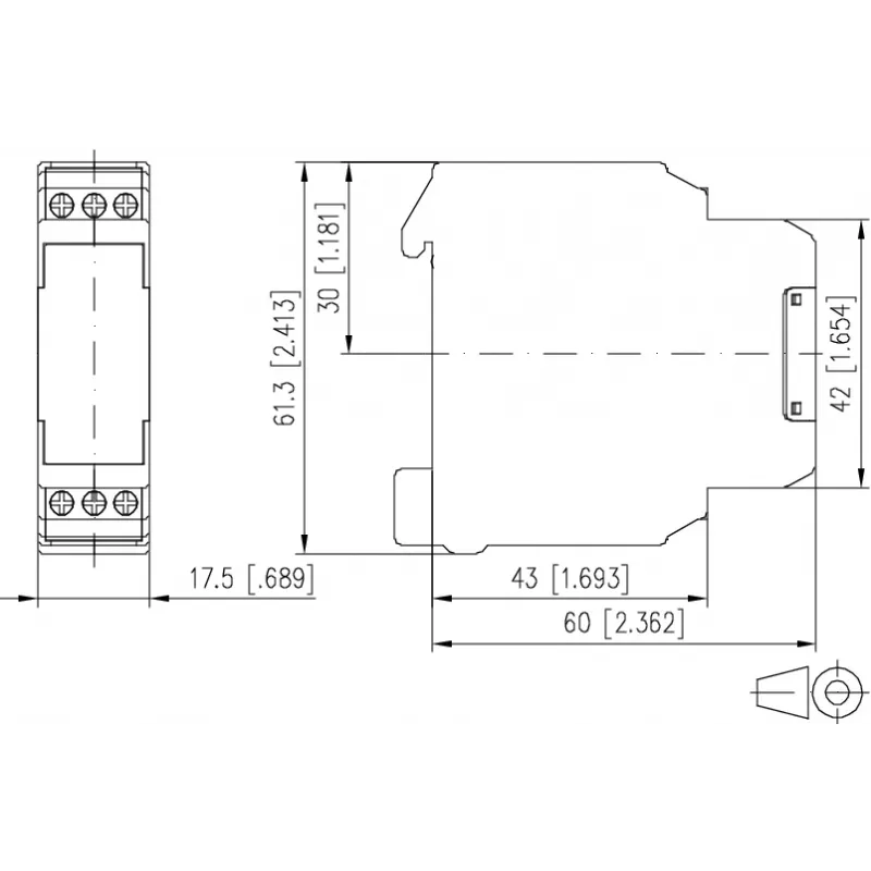 METZ CONNECT 1-Kanal-Schnittstellenmodul ohne manuelle Bedienebene KRS-E06 (110655)