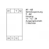 METZ CONNECT KRS-E08 3 24 V AC/DC Schnittstellenrelaismodul, 1 Wechsler, 8 A, DIN-Schiene 110673