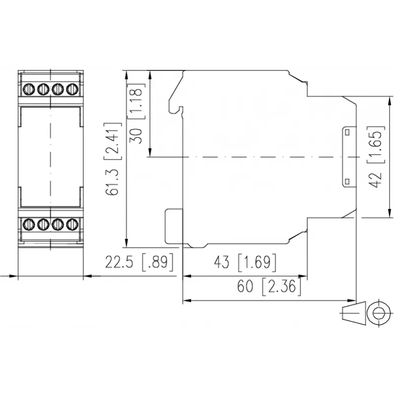 METZ CONNECT KRS-E08 3 24 V AC/DC Schnittstellenrelaismodul, 1 Wechsler, 8 A, DIN-Schiene 110673