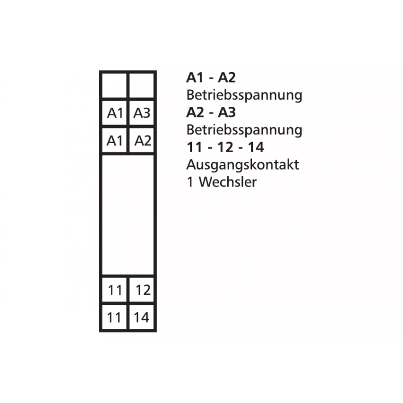 METZ CONNECT KRA-S-F8/21 Leistungsrelais 24V DC 8A SPDT Grau DIN-Schiene 11070613