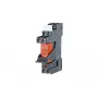 METZ CONNECT 11051005 Cat.6A geschirmtes RJ45 Keystone-Modul, werkzeugfrei, Schwarz/Orange