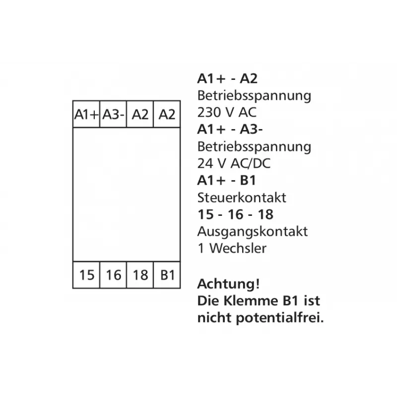 METZ CONNECT 110657 Leistungsrelais Weiß 24V AC/DC 2 CO 16A DIN-Schiene