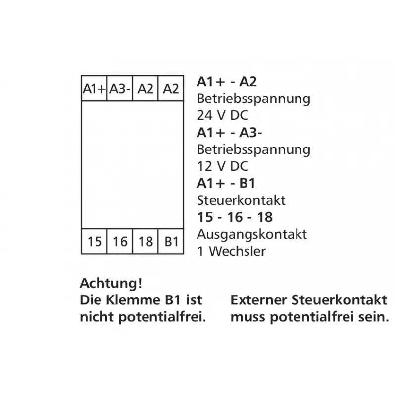 METZ Connect 11065727 MARk-E08 Multifunktions-Zeitrelais 24 V AC/DC, 1 Wechselkontakt