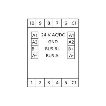 METZ Connect Modbus Digitales Eingangsmodul 10DI 24VAC/VDC (1108311319)