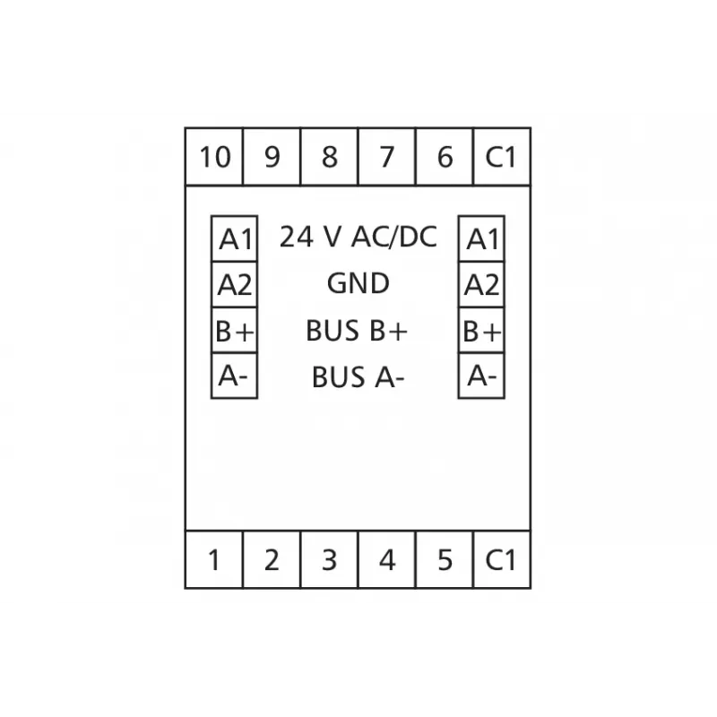 METZ Connect Modbus Digitales Eingangsmodul 10DI 24VAC/VDC (1108311319)