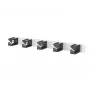 METZ CONNECT BTR Kabelmanagement 1U Rack-Panel, 5 Ringe, Schwarz 130894-01-03-E