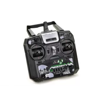 Absima SR4S 4-Kanal-Stick-Fernsteuerung 2,4 GHz mit Empfänger, Schwarz