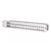 METZ CONNECT 130924-00-E MPP48 48-Port Patchpanel, Edelstahl, 1,5U, unbestückt