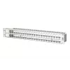 METZ CONNECT 130924-00-E MPP48 48-Port Patchpanel, Edelstahl, 1,5U, unbestückt