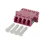 METZ BTR 15090079-I OpDAT Q-LC MM Keramik OM4 Erika Violett Quad LC Kupplung