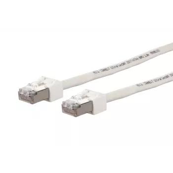 METZ CONNECT Ultraflex500 CAT 6 S/FTP Patchkabel, RJ-45 Stecker auf RJ-45 Stecker, 1,0 m, Weiß, halogenfrei 13084V1088-E