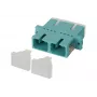 METZ BTR 150900BA-I OpDAT SC-D MM OM3 Phosphorbronze Aqua Duplex Kuppler