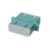 METZ BTR 150900BA-I OpDAT SC-D MM OM3 Phosphorbronze Aqua Duplex Kuppler