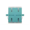METZ BTR 150900BA-I OpDAT SC-D MM OM3 Phosphorbronze Aqua Duplex Kuppler
