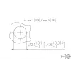 METZ MMT471A315-0004 PCB-Buchse, 8-polig, 2,54 mm Rastermaß, THT, gerade