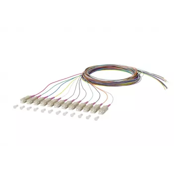 METZ BTR 150N1CO0020E OpDAT Pigtail SC-PC OM4 12 Farben 2,0m Multimode Faser G50/125