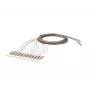 METZ CONNECT 150N1JO0020E OM4 Multimode LWL Patchkabel, 12x LC Duplex, 2 m, 50 µm Kern, Mehrfarbig