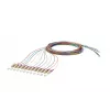 METZ CONNECT 150N1JO0020E OM4 Multimode LWL Patchkabel, 12x LC Duplex, 2 m, 50 µm Kern, Mehrfarbig