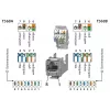 METZ BTR 130910D1APLKE Aufputz-Keystone-Anschlussdose, 1-Port, Reinweiß