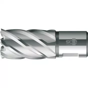 BDS HSS Standard-Kernbohrer 40 mm Schneiddurchmesser, 30 mm Schneidtiefe, Weldon-Schaft (KBK-040)