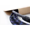 Cordial 14770 Mono-Klinken-Audiokabel 6,3 mm TS auf 6,3 mm TS 5 m Schwarz/Blau Textil