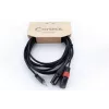 Cordial EY 1.5 WMM XLR Y-Adapter-Kabel - 3,5 mm TRS auf 2x XLR Stecker, 1,5 m 14871