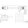 METZ CONNECT 13084V1500-E Cat6 S/FTP Netzwerkkabel, RJ45, 1,5 m, Schwarz