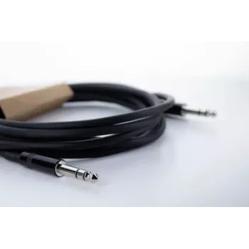 Cordial 14817 Audiokabel 6,3 mm TRS auf 6,3 mm TRS 3 m Schwarz PVC Twisted Pair