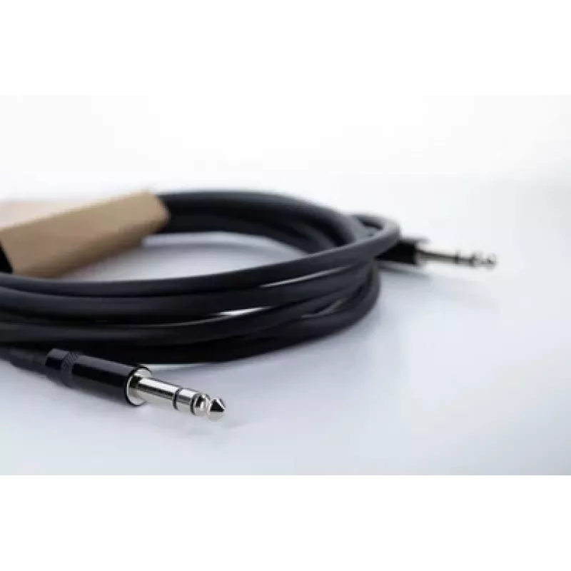 Cordial 14817 Audiokabel 6,3 mm TRS auf 6,3 mm TRS 3 m Schwarz PVC Twisted Pair