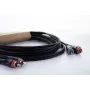 Cordial 14834 RCA Audiokabel 2x RCA Stecker auf 2x RCA Stecker 0,5m Schwarz PVC Twin
