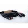 Cordial EU 1.5 FC XLR auf RCA Audiokabel 1,5m Schwarz 14852