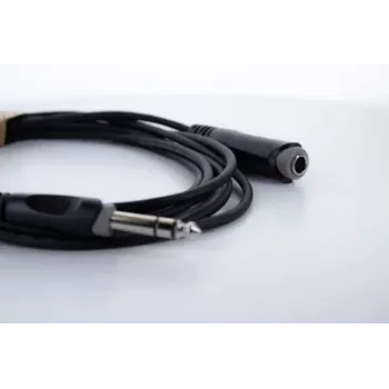 Cordial 14825 6,3mm TRS Klinken-Verlängerungskabel 5m Schwarz