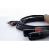 Cordial EU 3 MC XLR auf RCA Audiokabel 3m Schwarz 14849