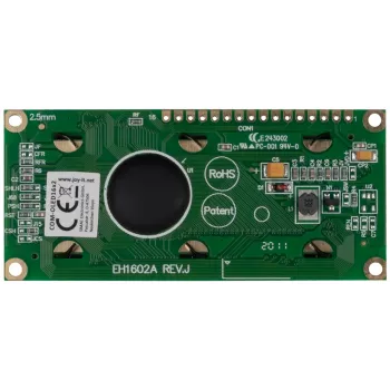 JOY-IT COM-OLED16X2 16x2 OLED Display-Modul, Weiß, I2C, SSD1306, Arduino & Raspberry Pi kompatibel