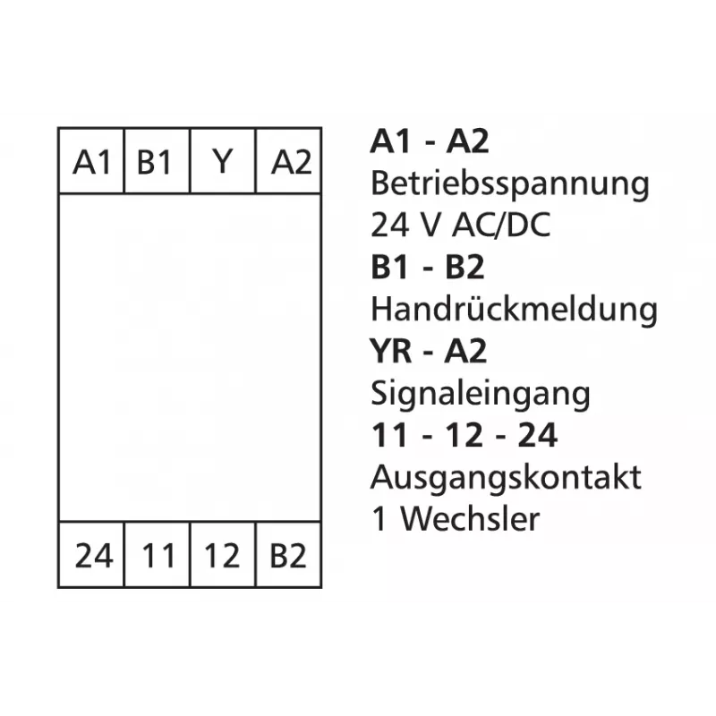 METZ Connect Schwellwertschalter 24 V AC/DC, 1 Wechslerkontakt 11066570