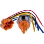 JOY-IT BUTTON22B-M-GR Taster (Schließer), 22mm, 250V AC 7A, 1 NO, IP67, IK10, Grün